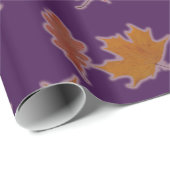 De herfst laat Fotografie op de Kleur van de Douan Cadeaupapier (Rol Hoek)