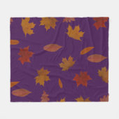 De herfst laat Fotografie op de Kleur van de Douan Fleece Deken (Voorkant (Horizontaal))