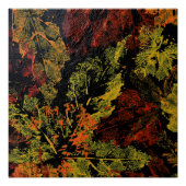 De herfst laat glanzend Poster over (Voorkant)