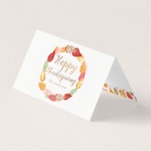 De herfst laat Happy Thanksgiving