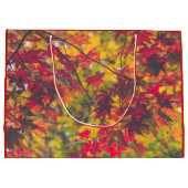 De herfst laat Herfst Kleur Rood Natuur Groot Cadeauzakje (Achterkant)