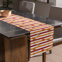 De herfst laat Herfst Striped Personalized