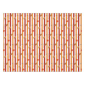 De herfst laat Herfst Striped Personalized Tafelkleed (Voorkant (Horizontaal))