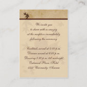 De herfst laat Kaart van oude papieren II-behuizin (Achterkant)