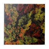 De herfst laat keramische Tegel over Tegeltje (Voorkant)