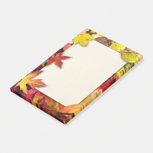 De herfst laat na de opmerkingen post-it® notes (Schuin)