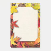 De herfst laat na de opmerkingen post-it® notes (Voorkant)