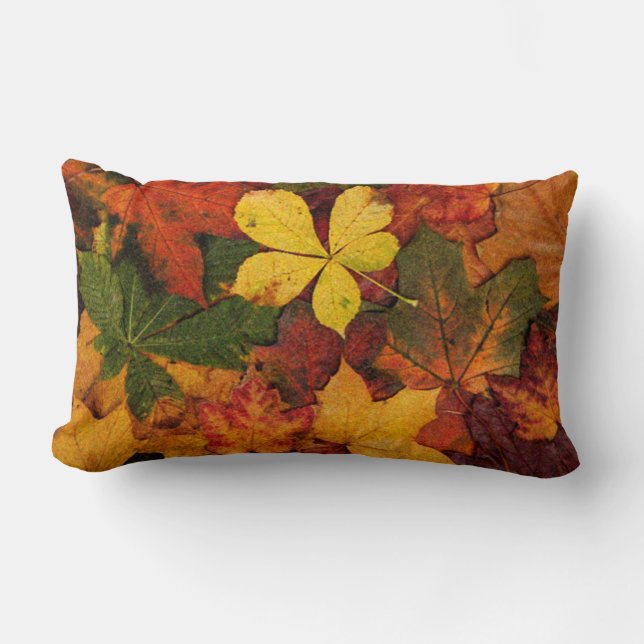 De herfst laat Natuur Amerikaanse MoJo Pillow Kussen (Voorkant)