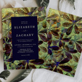 De herfst laat Paarse groene bruiloft over Kaart