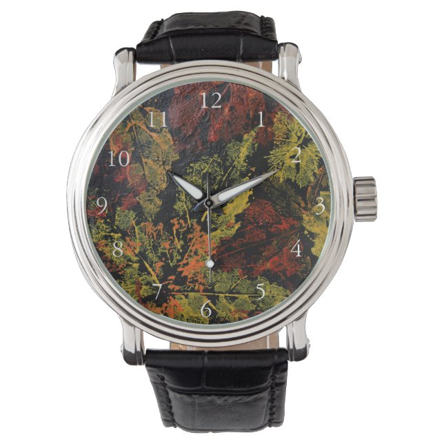 De herfst laat Watcj Horloge (Voorkant)
