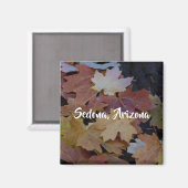 De herfst laat zich over, Sedona Arizona Magneet (Voorkant / Achterkant)