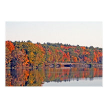De herfst langs de rivier de Wisconsin