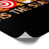 De Herfst Le Season Leopard Pumpkin Darts Hallowee Poster (Hoek)