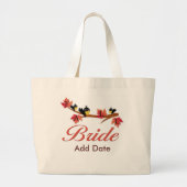 De herfst Leaves Herfst Bride Grote Tote Bag (Voorkant)