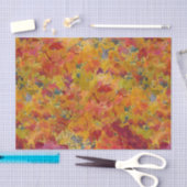 De herfst lekt de Rode Gold Oranje Waterverf Tissuepapier (Craft)