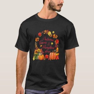 De herfst lekt en pompoenen alstublieft Herfst Sei T-shirt