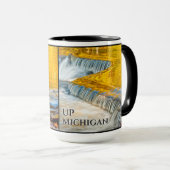 De herfst lekt in de Herfsten van Bond Michigan Mok (Voorkant rechts)
