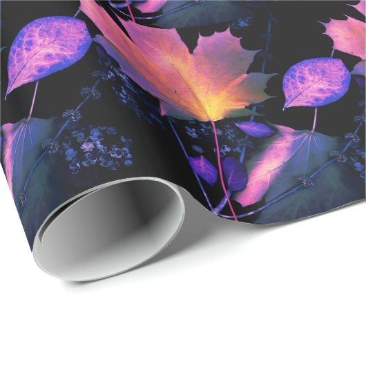 De herfst lekt in Neon Cadeaupapier (Rol Hoek)