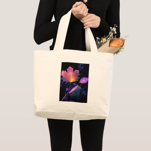 De herfst lekt in Neon Grote Tote Bag (Voorkant (product))