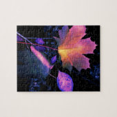 De herfst lekt in Neon Legpuzzel (Horizontaal)