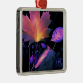 De herfst lekt in Neon Metalen Ornament (Rechts)