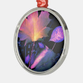 De herfst lekt in Neon Metalen Ornament (Links)