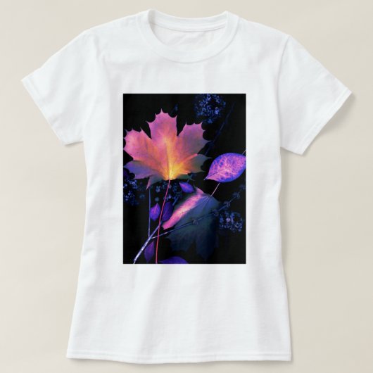 De herfst lekt in Neon T-shirt (Design voorkant)