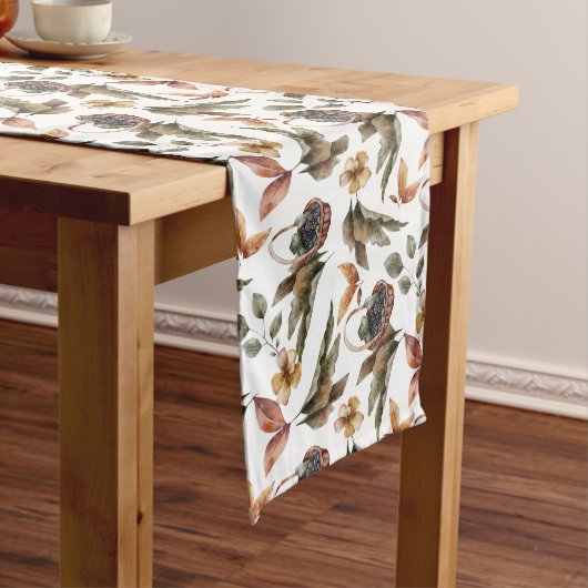 De herfst lekt manden Berries Lange Tafelloper (Voorbeeld)