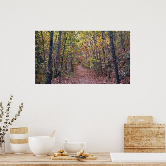 De herfst lekt op het Poster Canyon Trail (Keuken)