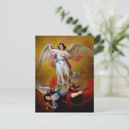 De herfst Lucifer door Antonio Maria Esquivel Briefkaart (Staand voorkant)