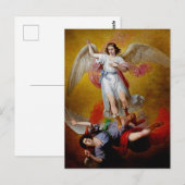 De herfst Lucifer door Antonio Maria Esquivel Briefkaart (Voorkant / Achterkant)