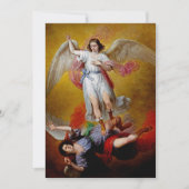 De herfst Lucifer door Antonio Maria Esquivel Feestdagenkaart (Voorkant)