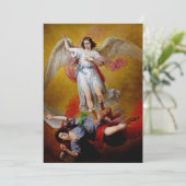 De herfst Lucifer door Antonio Maria Esquivel Feestdagenkaart (Staand voorkant)