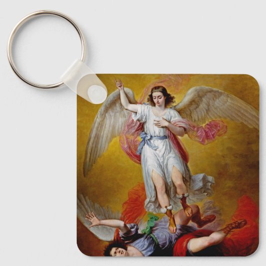 De herfst Lucifer door Antonio Maria Esquivel Sleutelhanger (Voorkant)