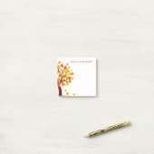 De herfst na de herfst is prachtig post-it® notes (Op bureau)
