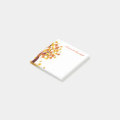De herfst na de herfst is prachtig post-it® notes (Schuin)