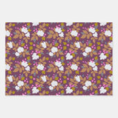 De herfst naar de winter in de feestdag inpakpapier vel (Voorkant 3)