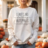 De herfst noemt Herfst Quote Trendy Minimalist Trui
