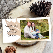 De herfst Oak Leaf Wedding sparen de Datum Save The Date