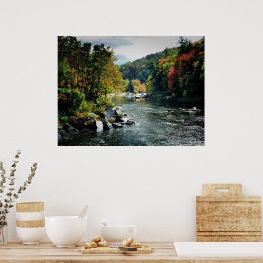 De Herfst - Ohiopyle, PA Poster (Keuken)