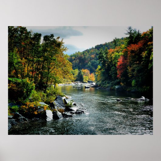 De Herfst - Ohiopyle, PA Poster (Voorkant)