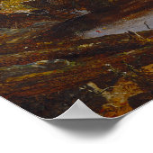 De herfst op de Hudson-rivier door Francis Cropsey Poster (Hoek)