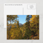 De herfst op het Trail-naar-droommeer Briefkaart (Voorkant / Achterkant)