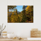 De herfst op het Trail-naar-droommeer Poster (Keuken)