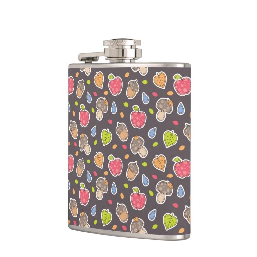 de herfst patroon heupfles (Links)