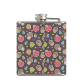 de herfst patroon heupfles (Achterkant)