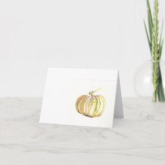 de herfst pompoen kaart