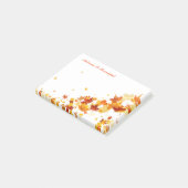 De herfst post nota's-najaar is mooie post-it nota post-it® notes (Schuin)