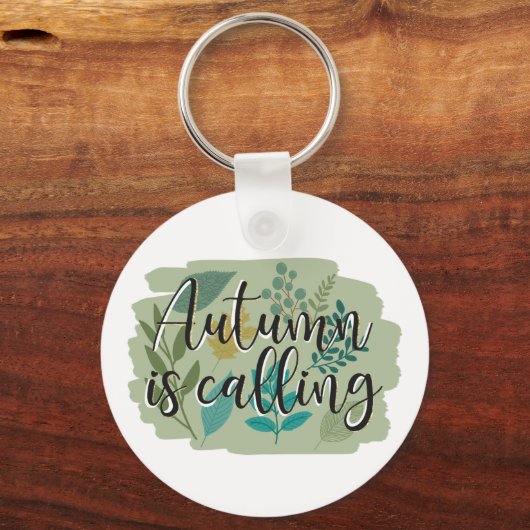 De herfst roept sleutelhanger (Voorkant)