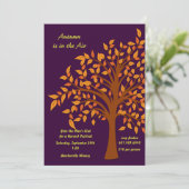 De herfst staat in het luchtvervoer kaart (Staand voorkant)